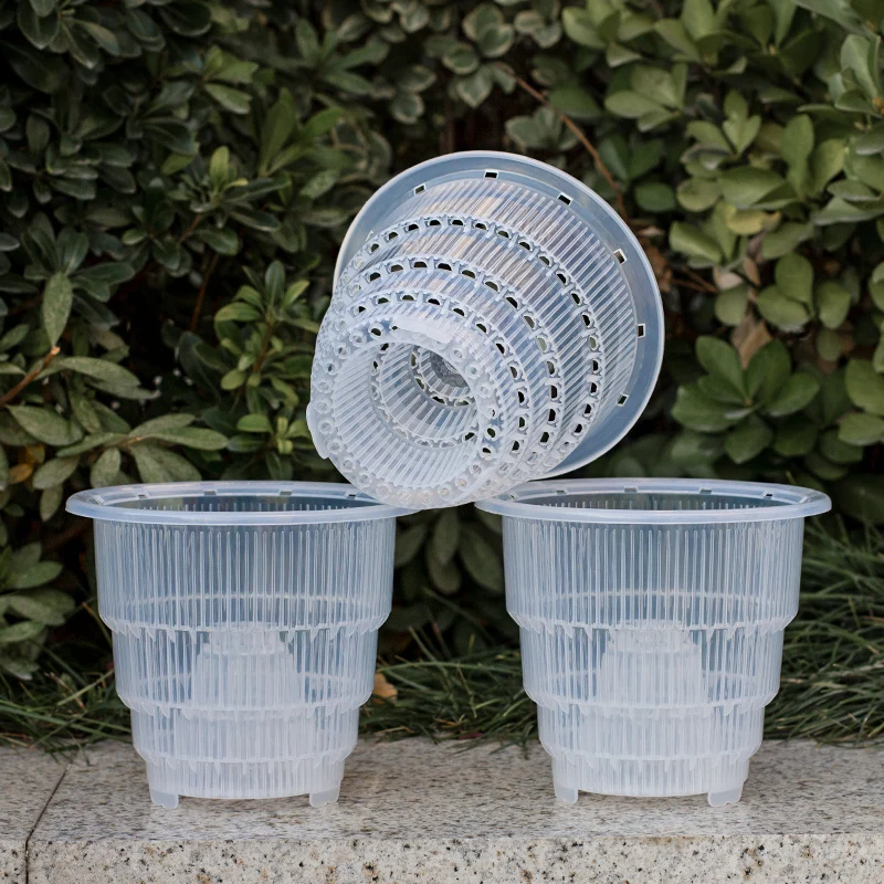 Meshpot, 3 шт., прозрачные горшки для орхидей