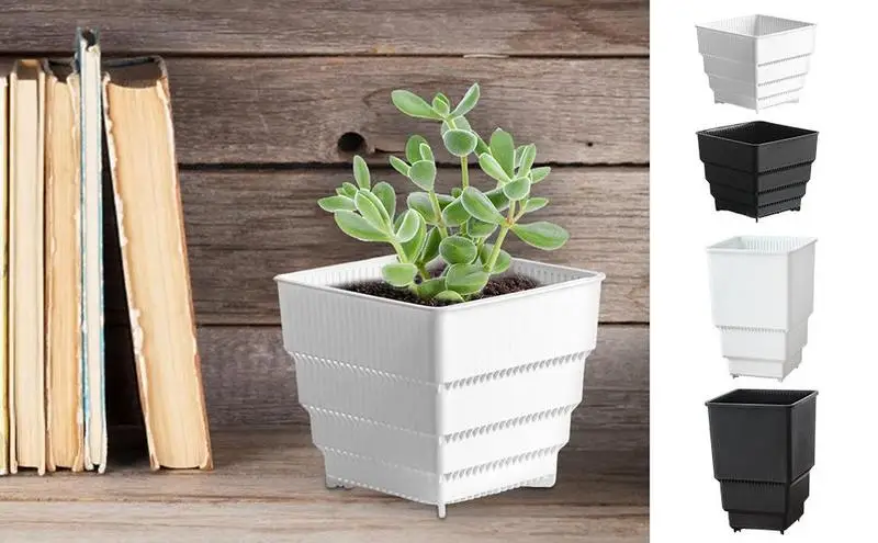 

Meshpot Succulent Flower Pot Cactus Planter Container Breathable Succulent Pot Seedlings Nursery Supplies Garden Accessories