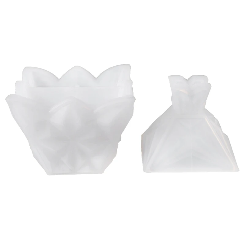 

Transparent Silicone Mould Mold Resin Decorative Craft DIY Pyramid Storage Box Resin Molds For Jewelry