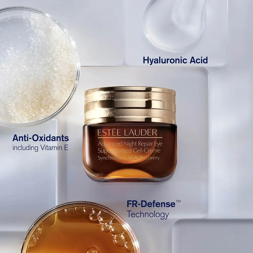 Фото Estée Lauder Advanced Night Repair Гель-крем для глаз с наддувом, синхронизированный, многовосстанавливающий |   Крем для глаз от темных кругов №1