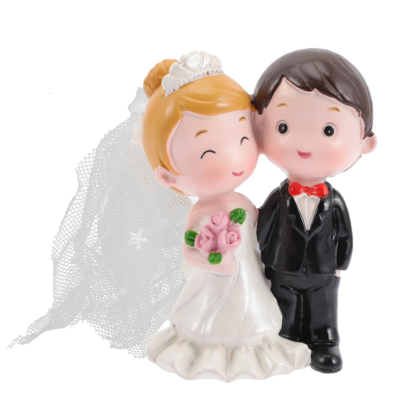

Wedding Decoration Ornaments Dessert Topper Cake Toppers Toy Room Couple Figurines Resin Statue Bride