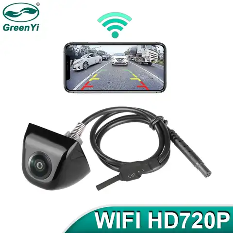 Автомобильный видеорегистратор GreenYi, HD 720P, 170 °, рыбий глаз