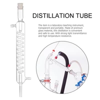 1pc extraction apparatus chemistry condenser pipe condensing tube chemistry tool serpentine condenser of distillation flask