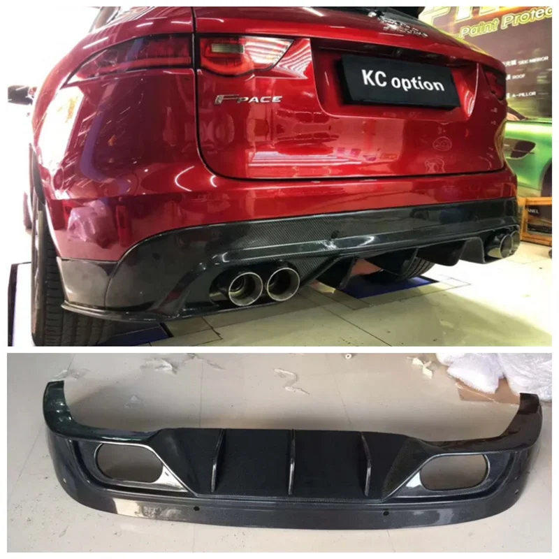 Диффузор для заднего багажника из настоящего углеродного волокна разветвитель