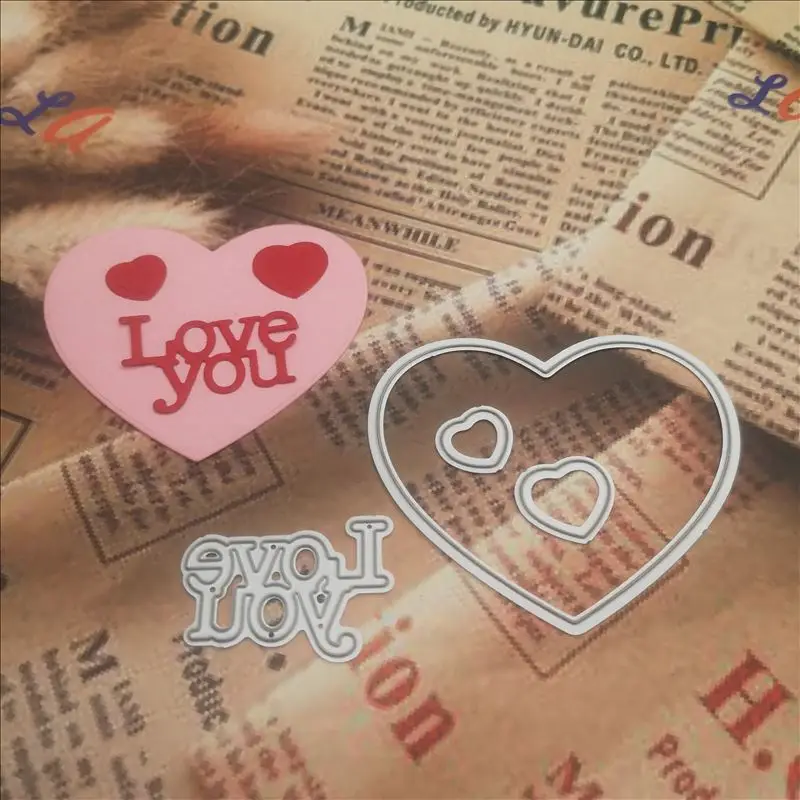 

Металлический нож «I LOVE YOU»