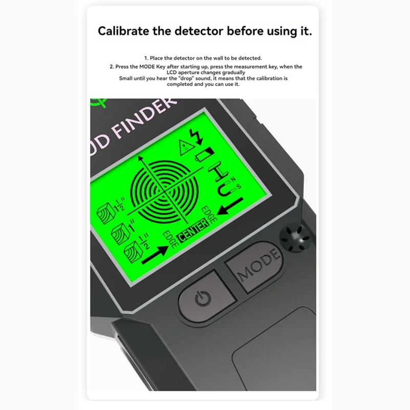 Настенный сканер для поиска гвоздей Детектор шпилек 6 в 1 детектор физического