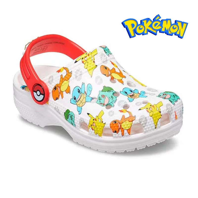 

Pokemon Hole Sandals Pikachu Squirtle Charmander Slippers Sandals Kawaii Eva Anime Home Beach Shoes Summer Slippers Kids Gifts