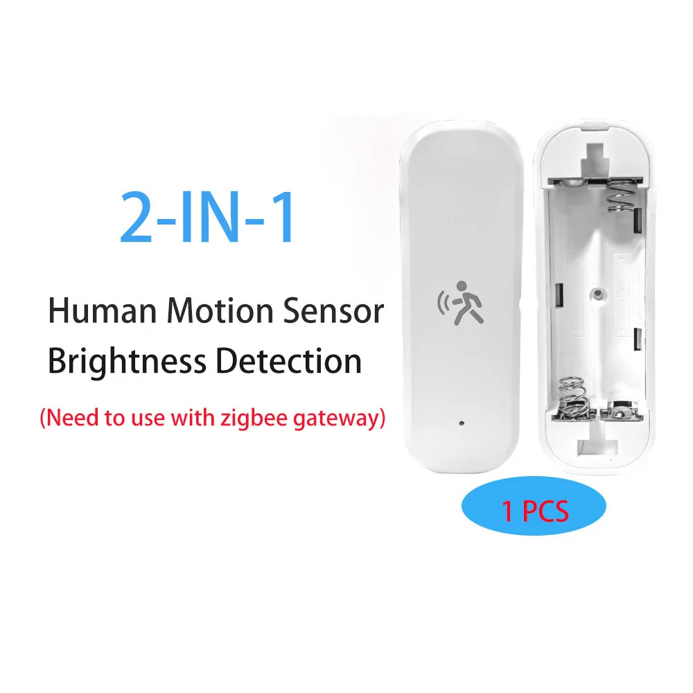 ZigBee Smart Pir датчик движения человека детектор с датчиком температуры и влажности охранная система работает с домашним помощником