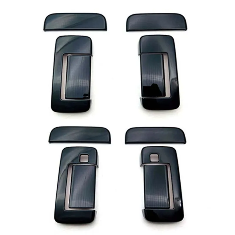 4 шт. глянцевая черная наружная боковая дверная ручка рамка отделка для Daihatsu ATRAI /