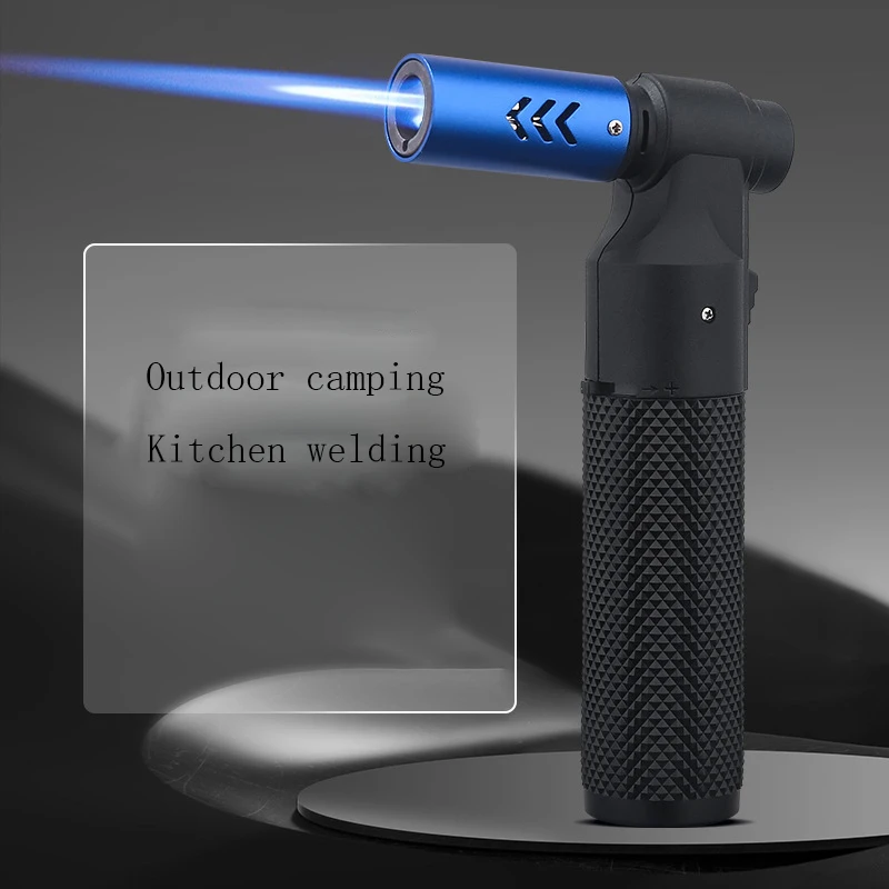 

Metal Windproof Airbrush Lighters Outdoor Camping BBQ Lighters Kitchen Baking Lighters Butane Gas Lighters Cigarette Lighters