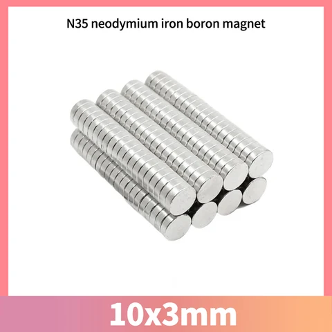 Супермощные неодимовые магниты, 10x3 мм N35, 10x3 мм, 10 ~ 200 шт.