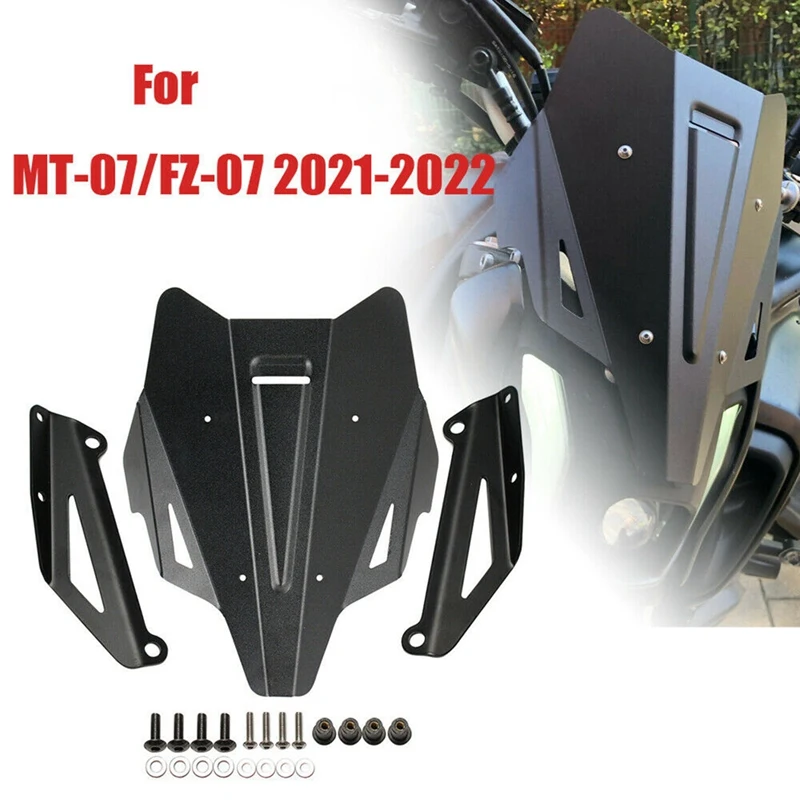 

Аксессуары для мотоциклов, алюминиевый комплект ветрового стекла, отражатель ветра для Yamaha MT-07/FZ-07 2021-2022