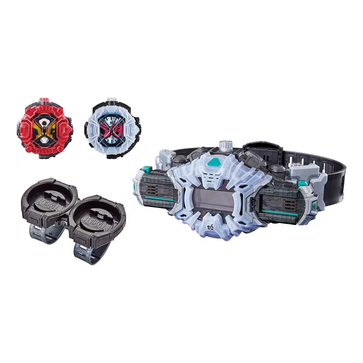 Фото Коллекционный набор Bandai Kamen Rider Zio DX Deluxe: пояс для трансформации Ziku Driver с двумя часами-райдерами и держателем для косплея (для взрослых) №3