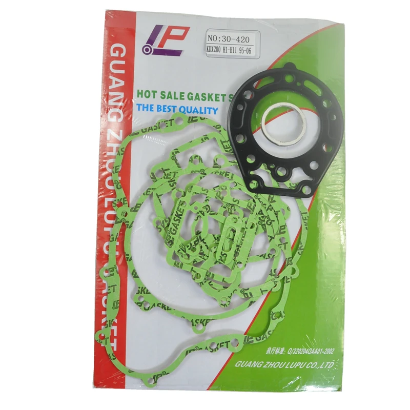 

Motorcycle Rebuild Engine Cylinder Crankcase Clutch Cover Gasket Kits Set For Kawasaki KDX200 KDX 200 200cc 1995-2006