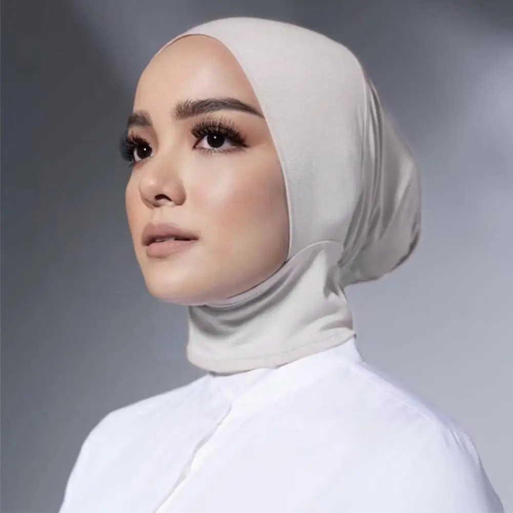 

2021 Fashion Adjustable Color Muslim Inner Hijab Women Islamic Turban Headwear Clothes For Muslim Women For Muslim Gi P4r6
