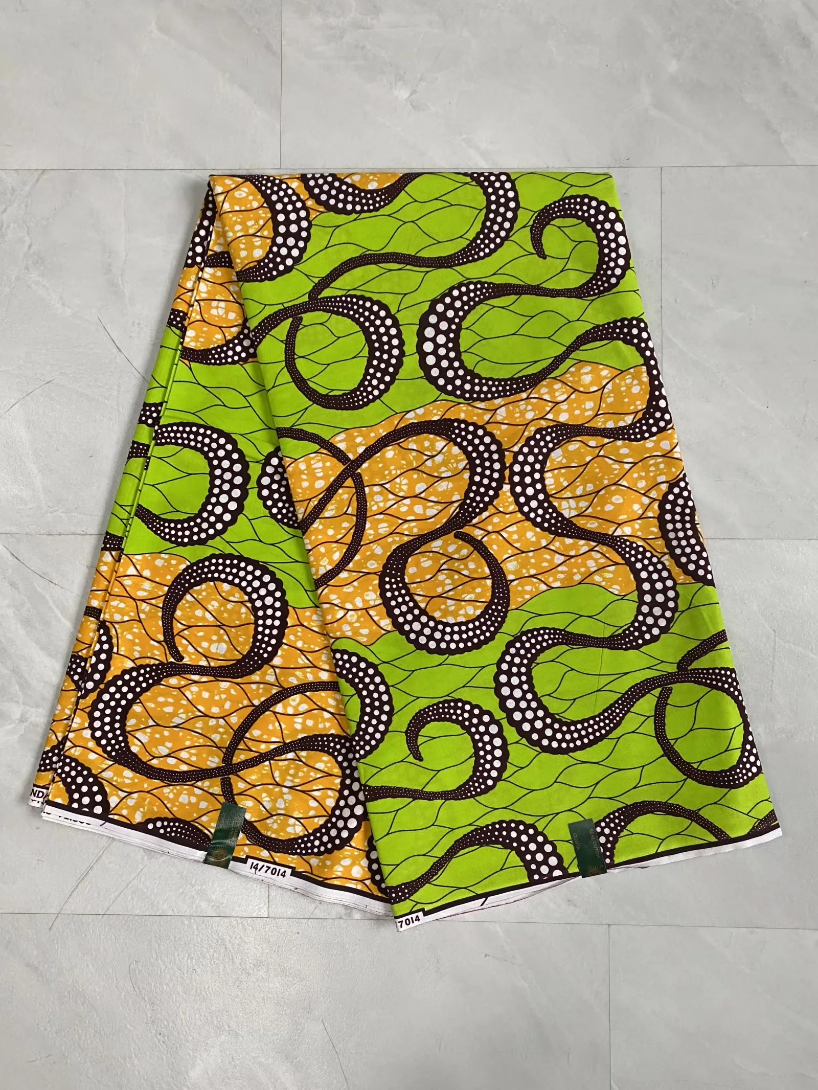 

wax Fabric 6 yards Veritable Ghana Real Wax High Quality 100% cotton African Nigerian Prints Ankara for Party Dresses