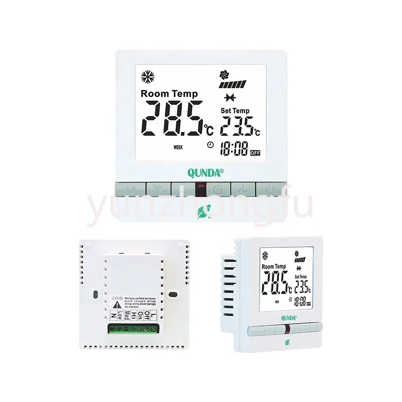 

QUNDA QD-HVAC08E QUNDA Air Conditioner Thermostat system Thermostat with high quality