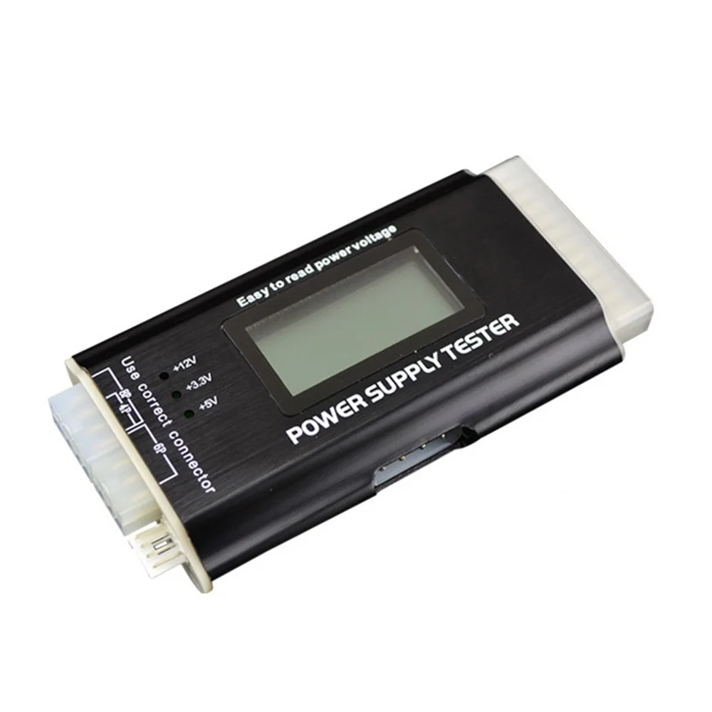 

Тестер питания с ЖК-дисплеем 20 + 4 Pin для ATX ITX BTX PCI-E SATA HDD