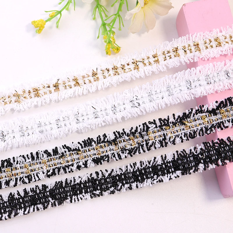 

5yards/Lot 1.2cm Wide Hot Sales Multicolor Korean Small Fragrance Lace Ribbon Diy Handmade Clothing Hair Accessories Bow Ribbon