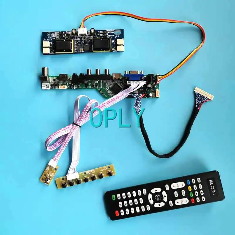 Плата контроллера экрана для M190A1 TMS190WX1 ноутбука, 19 "LVDS 30 Pin 1440*900, комплект «сделай сам», VGA HDMI-совместимый AV USB 4CCFL