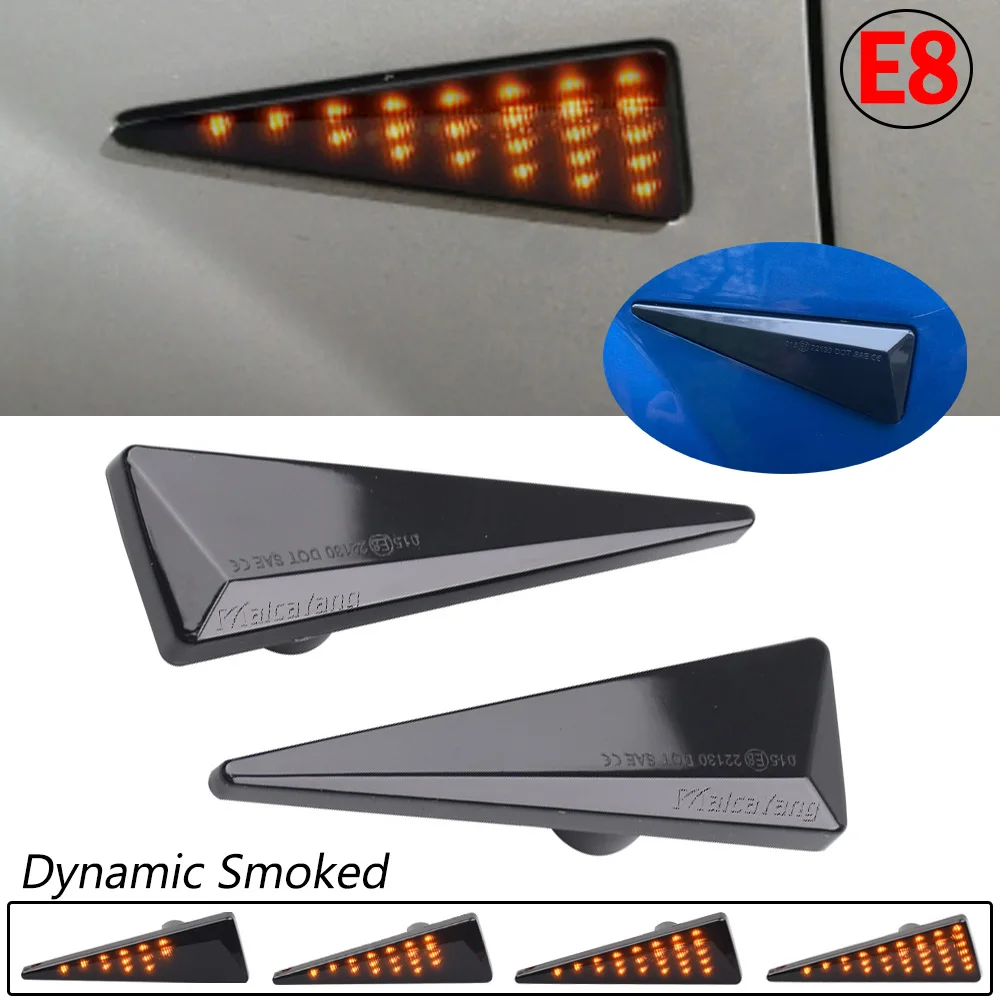 

Динамический светодиодный мигающий указатель поворота, боковой габаритный фонарь, автомобильный фонарь для Renault MK4 Vel Satis Wind Avantime Megane 2 Scenic 2 Espace 4