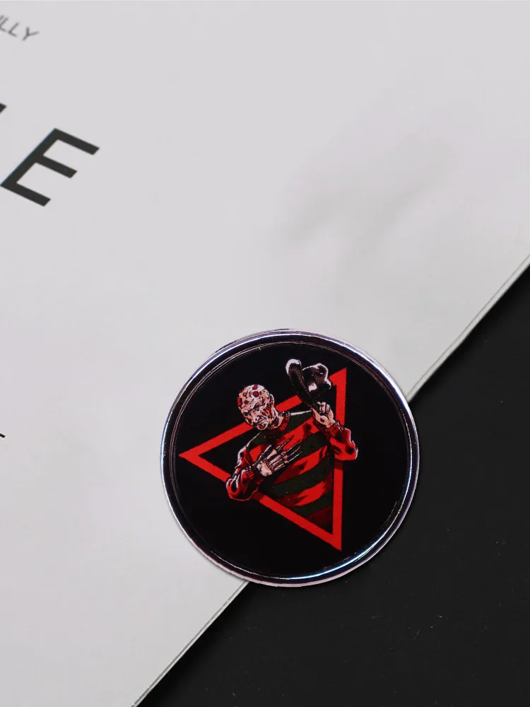 Хэллоуин Кошмар ужас фильм мечта убийца значок демон брошь