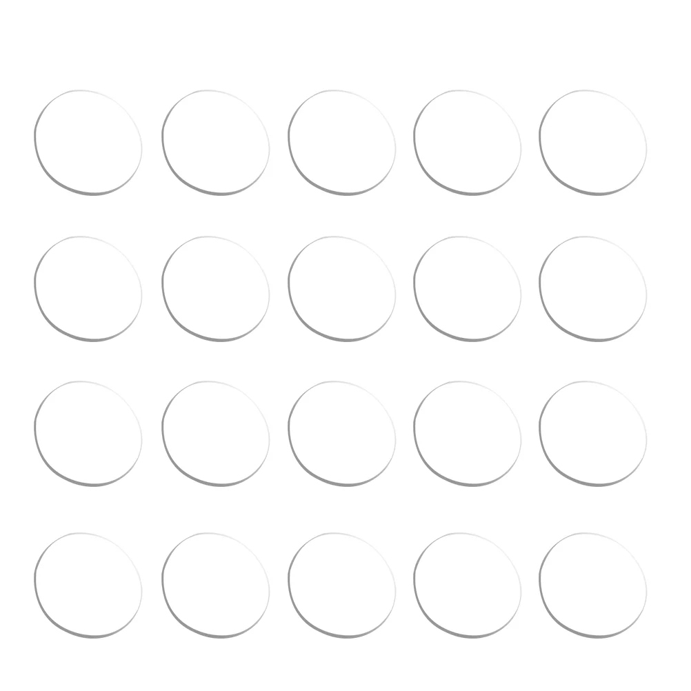 

20Pcs Spacers Creative Transparent Table Tops Bumper, Table Tops Spacers for Office Home