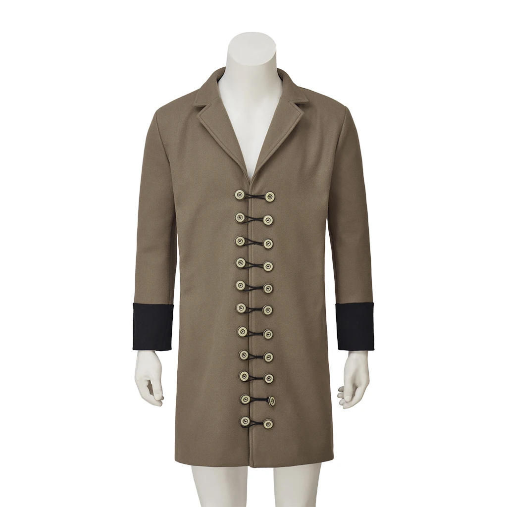 Фильм ужасов Nosferatu Count Orlok мужское двубортное пальто для косплея теплая куртка