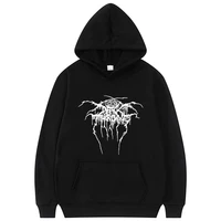 2022 new harajuku print hoodie men women tops black hoodies black logo metal mayhem fashion street hip hop hoodie tops