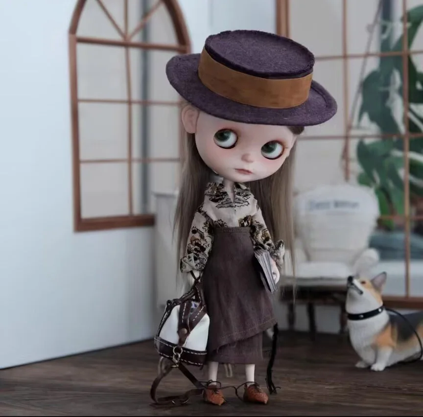 2025 2 шт. винтажная/французская рубашка Landoudou/Blythe/юбка 1/6 30 см (подходит для azone Pullip