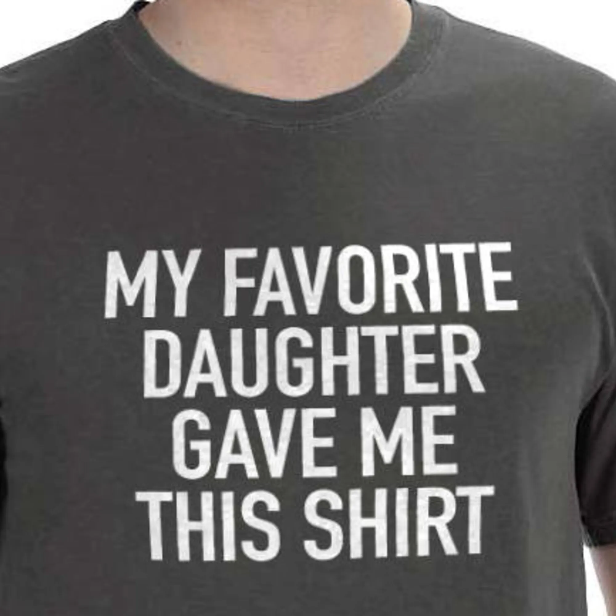 Мужская футболка Моя любимая дочь | Забавный подарок папе Подарок на День отца