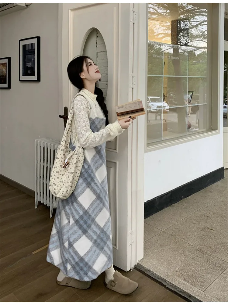 Модный новый осенний Женский комплект из 2 предметов со стоячим воротником