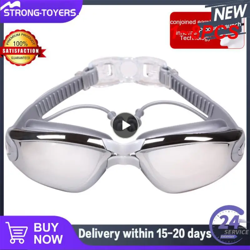 

1~8PCS New Professional Adult Anti-fog UV Protection Lens Men Women Swimming Goggles Waterproof Adjustable Silicone Swim Glasses