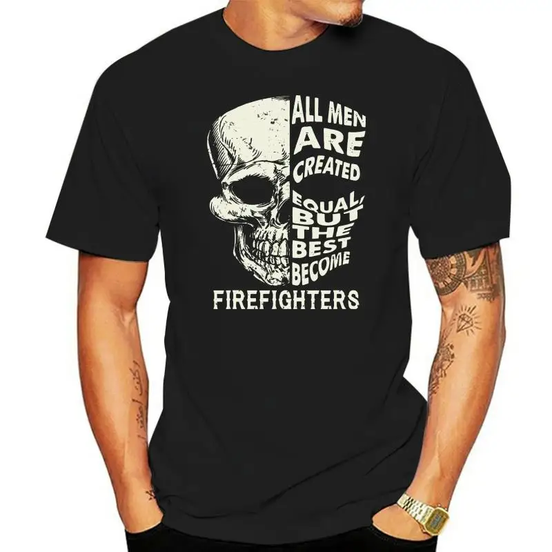 

Отличный подарок пожарным-все мужчины созданы равномерно, но футболка элегантная (телефон) мужские топы футболки летняя мода новинка