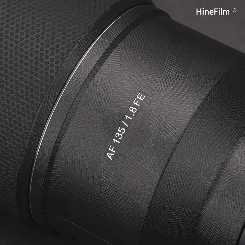 Hinefilm Skin для Samyang AF 135 мм F1.8 FE Кожа объектива AF135 Наклейка на объектив 1 8 Обёрточная
