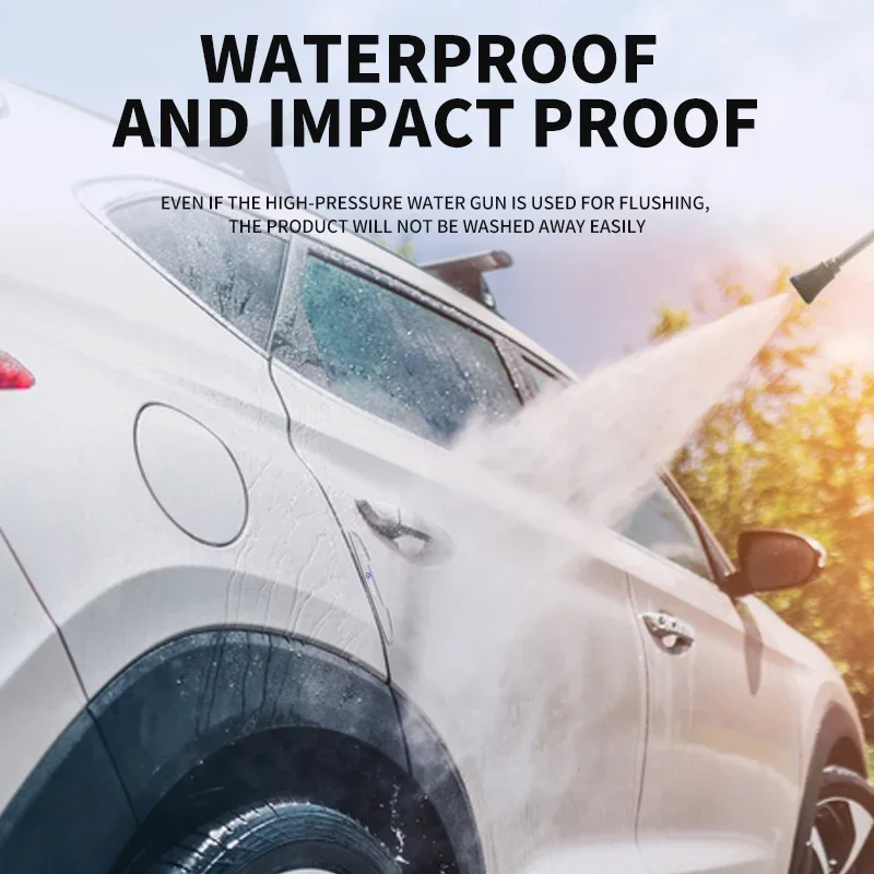 4 шт. прозрачные наклейки на бампер двери автомобиля для VW GTI Polo Golf Passat Tiguan Arteon Touareg