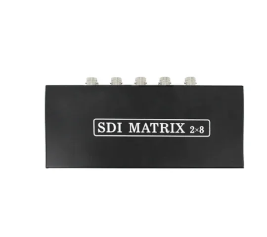 SDI Matrix 2x8 Разветвитель 2 в 8 выходов Конвертер 3G/HD/SD-SDI Поддержка SDI-переключателя 1x4