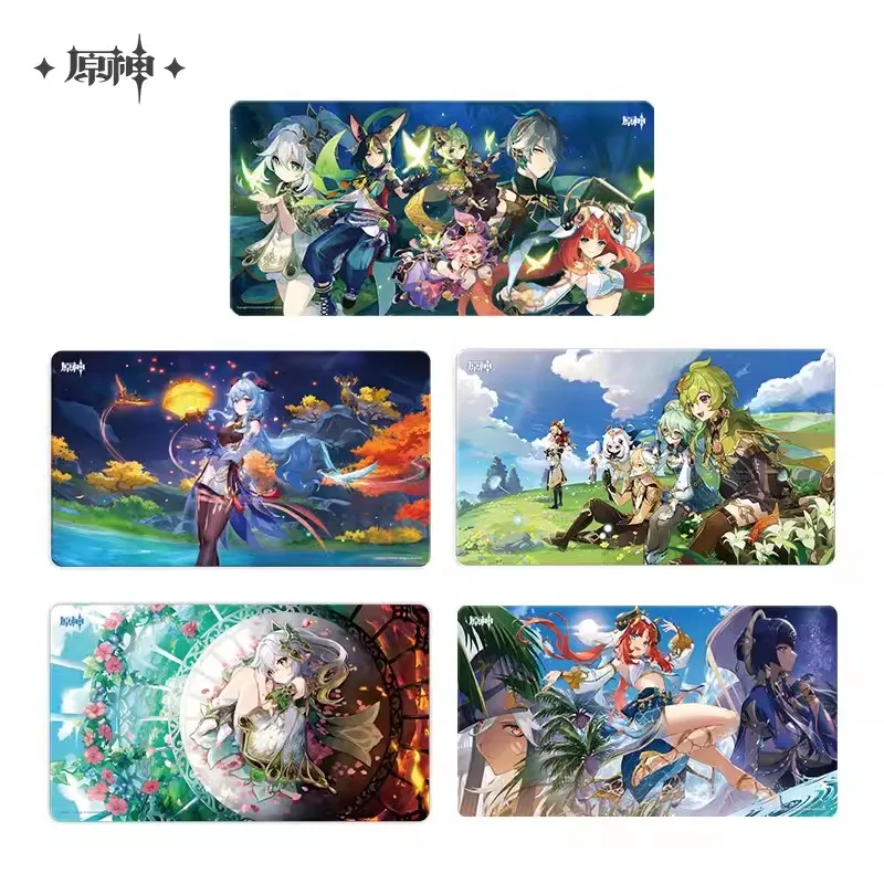 

Официальный коврик для мыши Genshin Impact, дышащая серия ветровых цветов, Игровые Периферийные Устройства Raiden Shogun Yae Miko, аниме аксессуары miHoYo