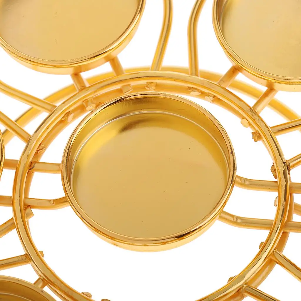 Собранный светильник в стиле лотоса из сплава с маслом подсвечник держатель