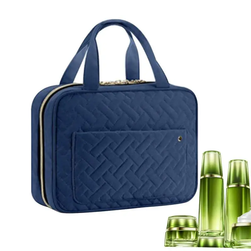 

Дорожная косметичка, портативная Водонепроницаемая косметичка, вместительный органайзер для косметики, туалетных принадлежностей