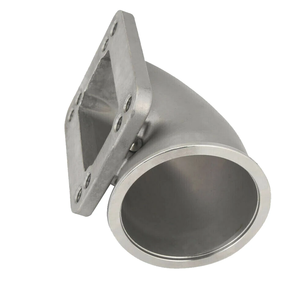 Для T3 T4 турбофланец 3-дюймовый Vband из нержавеющей стали 90-градусный коленчатый