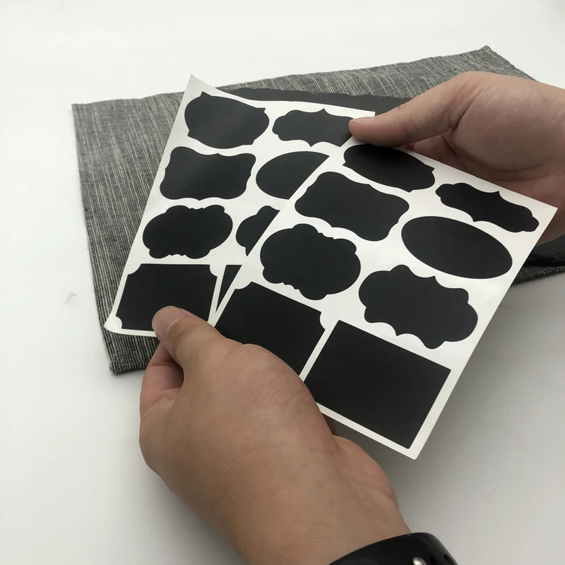 48 шт. этикетка наклейки для банка специй на ручку Водонепроницаемый доске