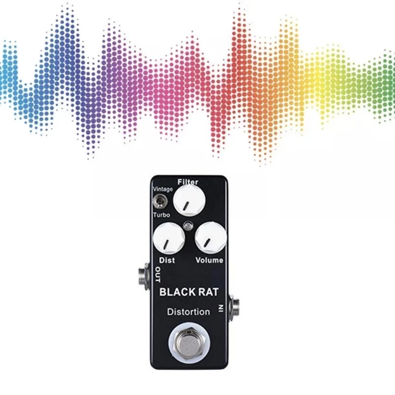 

Distortion Mini Guitar Effect Pedal for Guitarists True Bypass LED