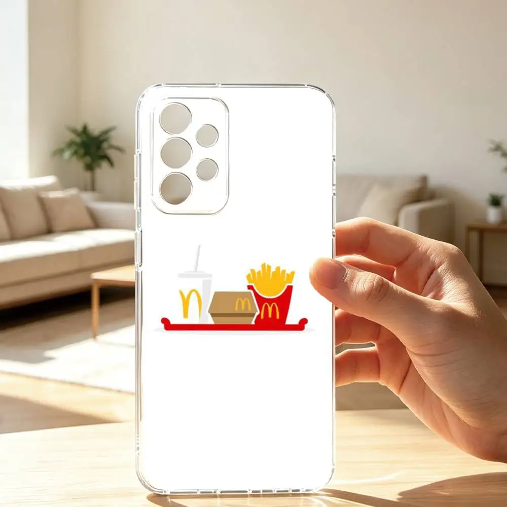 Фото Чехол для телефона C-Cool B-Brand McDonaldsES, прозрачный силиконовый, мягкий, для Samsung S25, S24, S21, S22, S23, S30, Ultra, S20, Plus, Fe. Подарок. №5