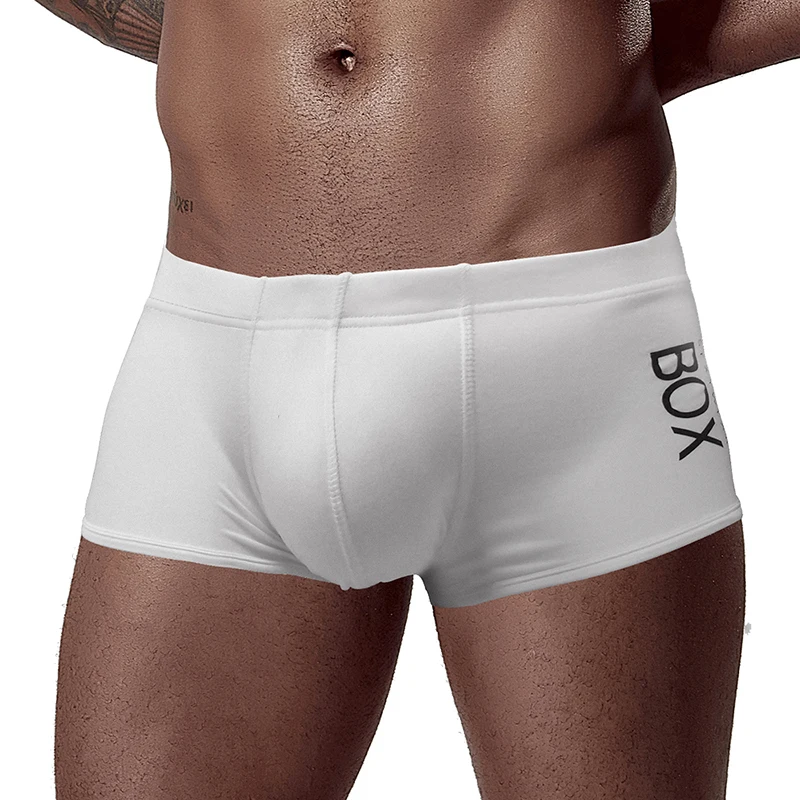 

Men's Underwear New 3d Pouch Shorts Underpants Fashion Letter Printing Boxershorts Breathable Milk Fiber Male Boxer Pants