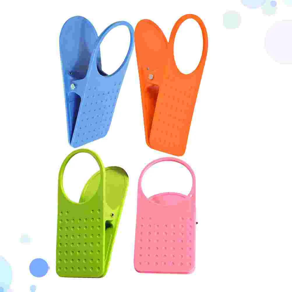 

4pcs Cup Clip Bottle Clip Drinking Cup Holder Teacup Clamp for Workers