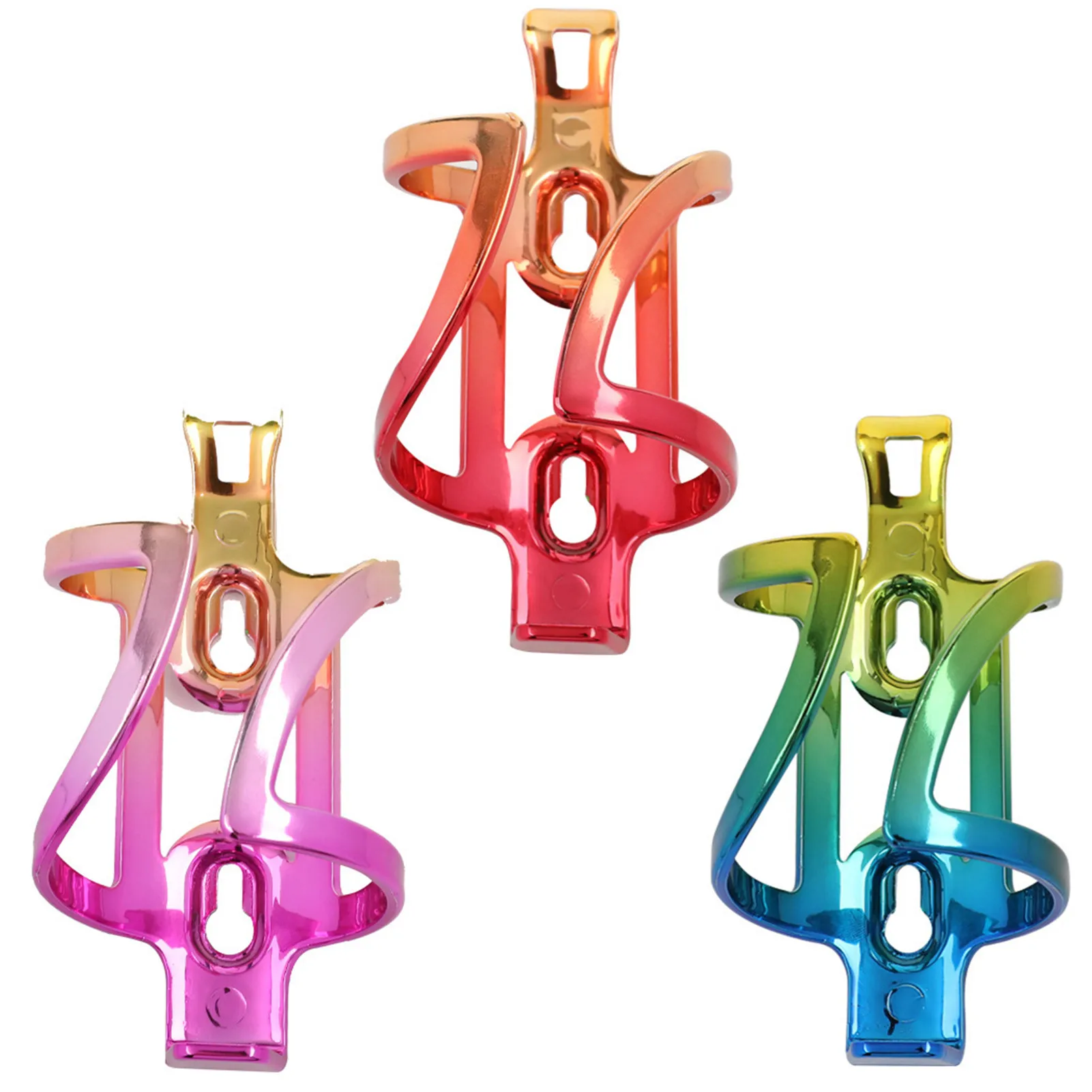 

Велосипедная клетка для бутылок, легкая клетка для бутылок с водой для велосипеда, цветной градиентный держатель для бутылок для дорожного ...