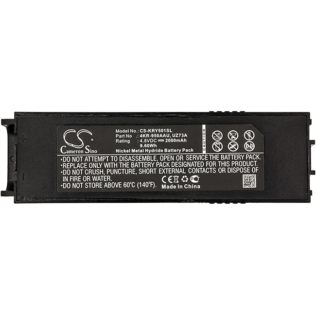 

Cameron Sino 2000mAh Battery For Kinryo KC501A KC501B KC502A KC301A KC302A 4KR-950AAU UZ73A UZ-73A