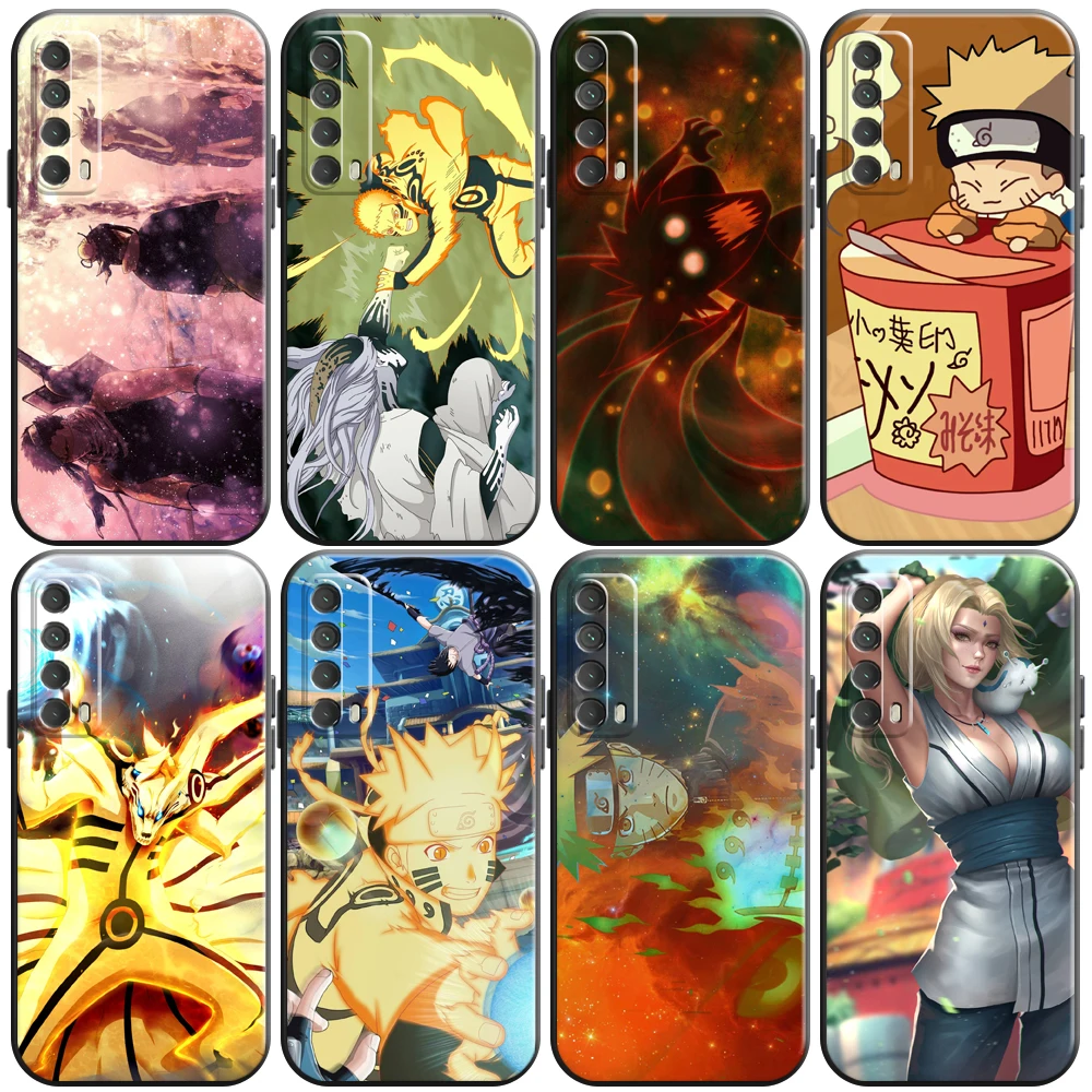 

Japan NARUTO Anime Phone Case For Huawei Honor 10 V10 10i 20 V20 20i 10 20 Lite 30S 30 Lite Pro Liquid Silicon Carcasa Soft