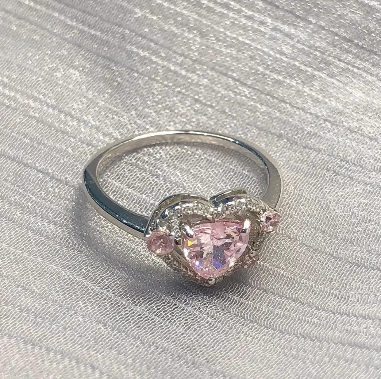 Новое роскошное нишевое женское ожерелье милое прохладное розовое сердце из